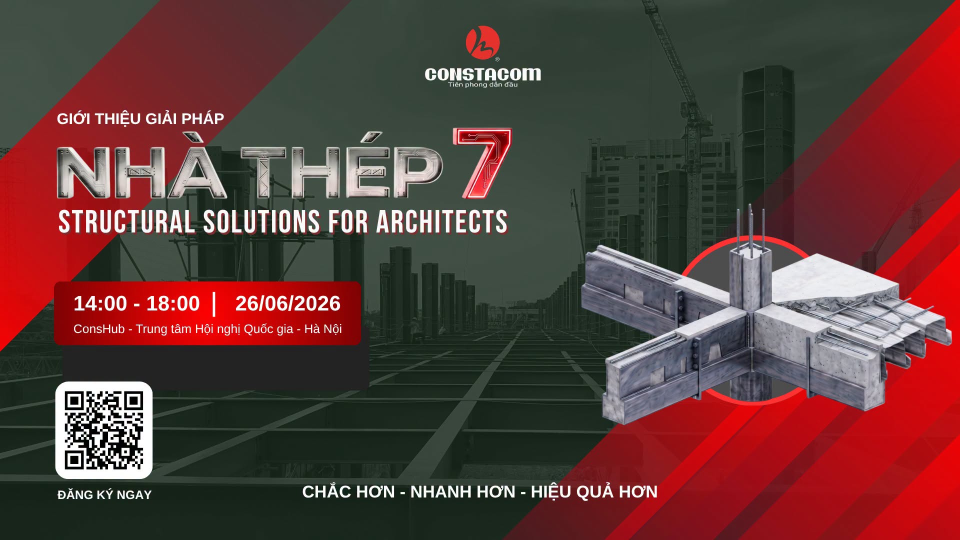 Sự Kiện Giới Thiệu Giải Pháp Nhà Thép 7 – Kết Nối Công Nghệ, Kiến Tạo Không Gian Sống Hiện Đại