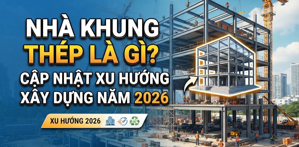 Nhà Khung Thép Là Gì? Cập Nhật Xu Hướng Xây Dựng Năm 2026